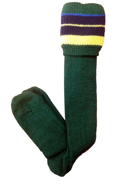 Calzettoni Lunghi Da Tiro Bisley, Colore Verde Bottiglia Con Dettaglio Rosso, 70% Lana, Taglia 8-10, Perfetti Per Tweed E Caccia