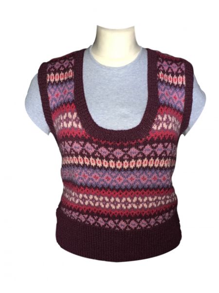 Traditional Fairisle Sleeveless Jersey • Almost Unwearoutable