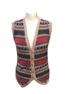 Fair isle hotsell waistcoat ladies