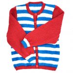 Children's striped long sleeved jersey