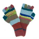 Patterned  Fingerless Gloves