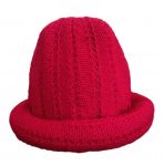 Rolled Brim Long Hat